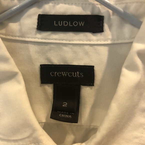 Jcrew ludlow size 2 tuxedo dress shirt white - Picture 2 of 3